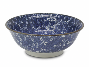 Blue Dragonfly 8" Noodle Bowl