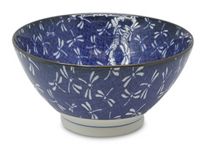 Blue Dragonfly 7" Ramen Bowl