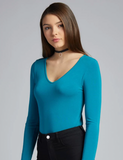 Bamboo V-Neck Long Sleeve