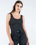 Bamboo Short Scoop Tank