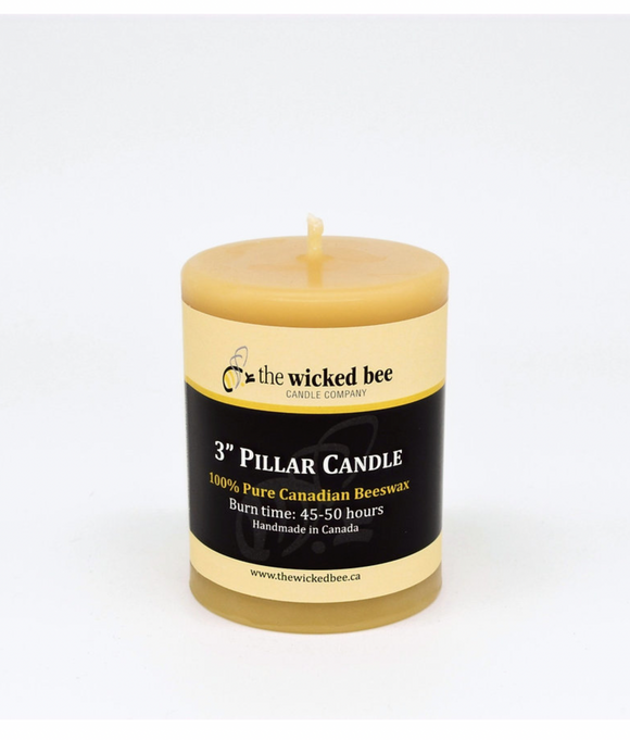 Wicked Bee Pillar Candle - 3