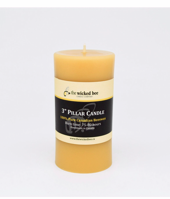 Wicked Bee Pillar Candle - 3