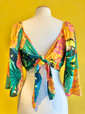 Fruta De Palma Tie Crop Top