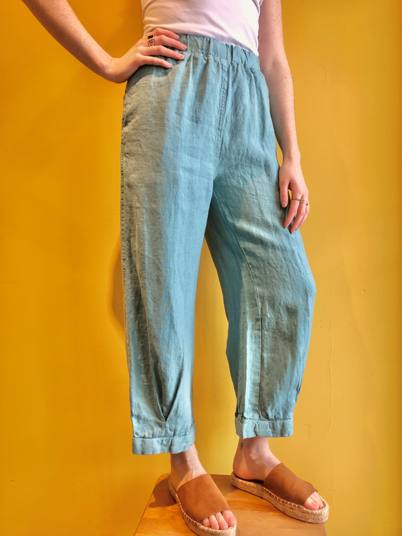 Linen Pleat Pant