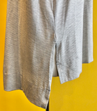 'Mya' Grey Stripe T-Shirt