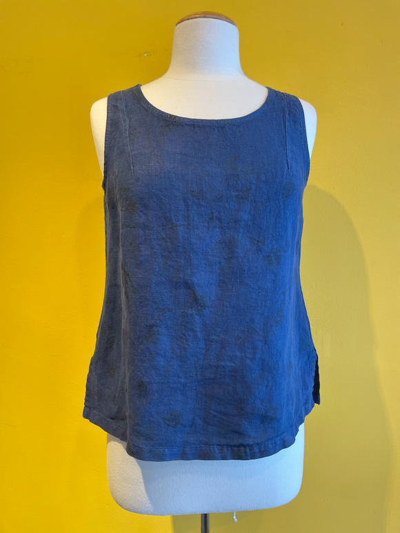 Linen Sleeveless Blouse
