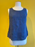 Linen Sleeveless Blouse