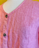 Linen Button-Up Blouse