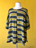 Asymmetric Striped T-Shirt