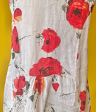 Linen Cowl-Neck Dress