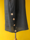 Linen Button Dress