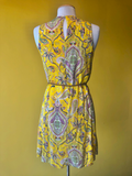 Desigual Yellow Patterned Dress (Adriana)