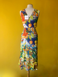 Desigual Faux-Wrap Dress (Santorini; Ibiza)
