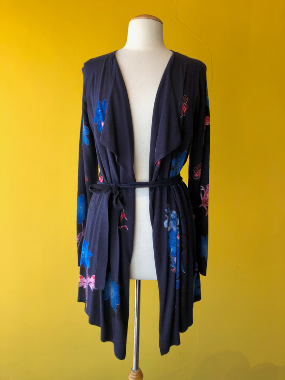 Desigual Open Floral Cardigan (with belt) (Oporto)