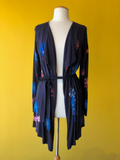 Desigual Open Floral Cardigan (with belt) (Oporto)