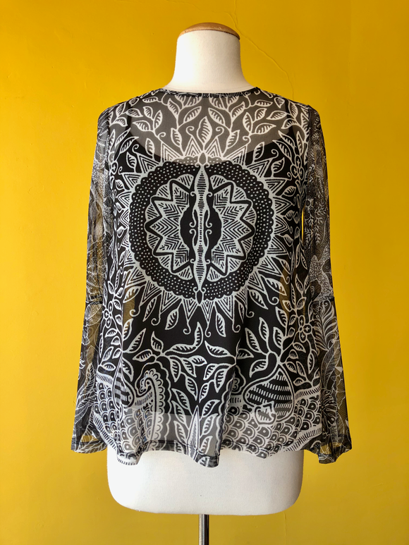 Desigual Mesh Shirt (Dijon)