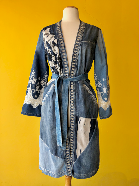 Desigual Long Denim Jacket (Martha)