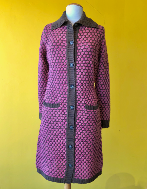 Long Wool/Alpaca Blend Cardigan