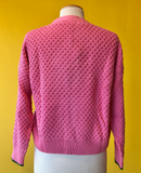 Pink 'Strawberry' Knit Cardigan (SALE)